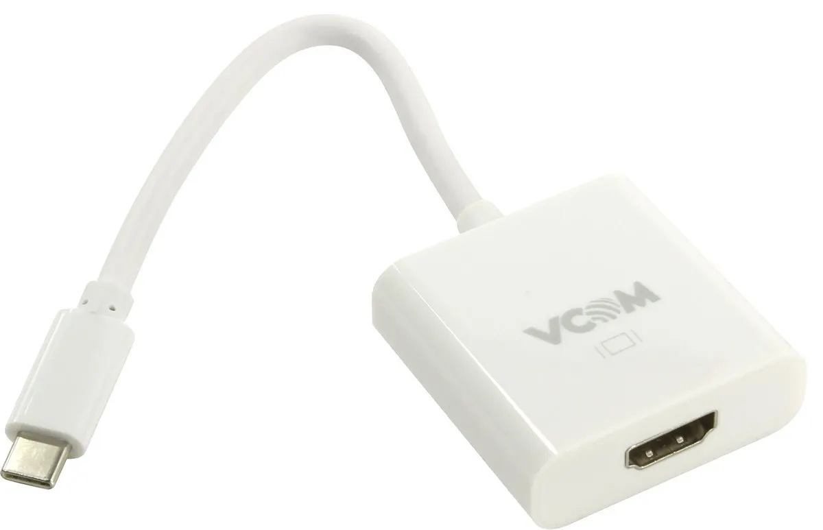 Адаптер VCOM CU423, USB 3.1 Type-C (M) — HDMI A (F), 4K@30 Гц, 0,15 м, фото 2