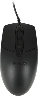 Мышь A4Tech OP-720 USB (BLACK), оптическая, 1200 DPI, 3 кнопки, USB, фото 2