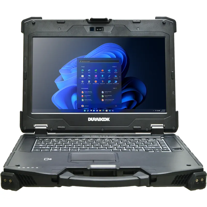 Ноутбук защищённый Durabook Z14I Gen3 Basic, 14" FHD 1200 нит, Core Ultra 5 125U, 16 ГБ, 256 ГБ SSD, IP66, фото 2