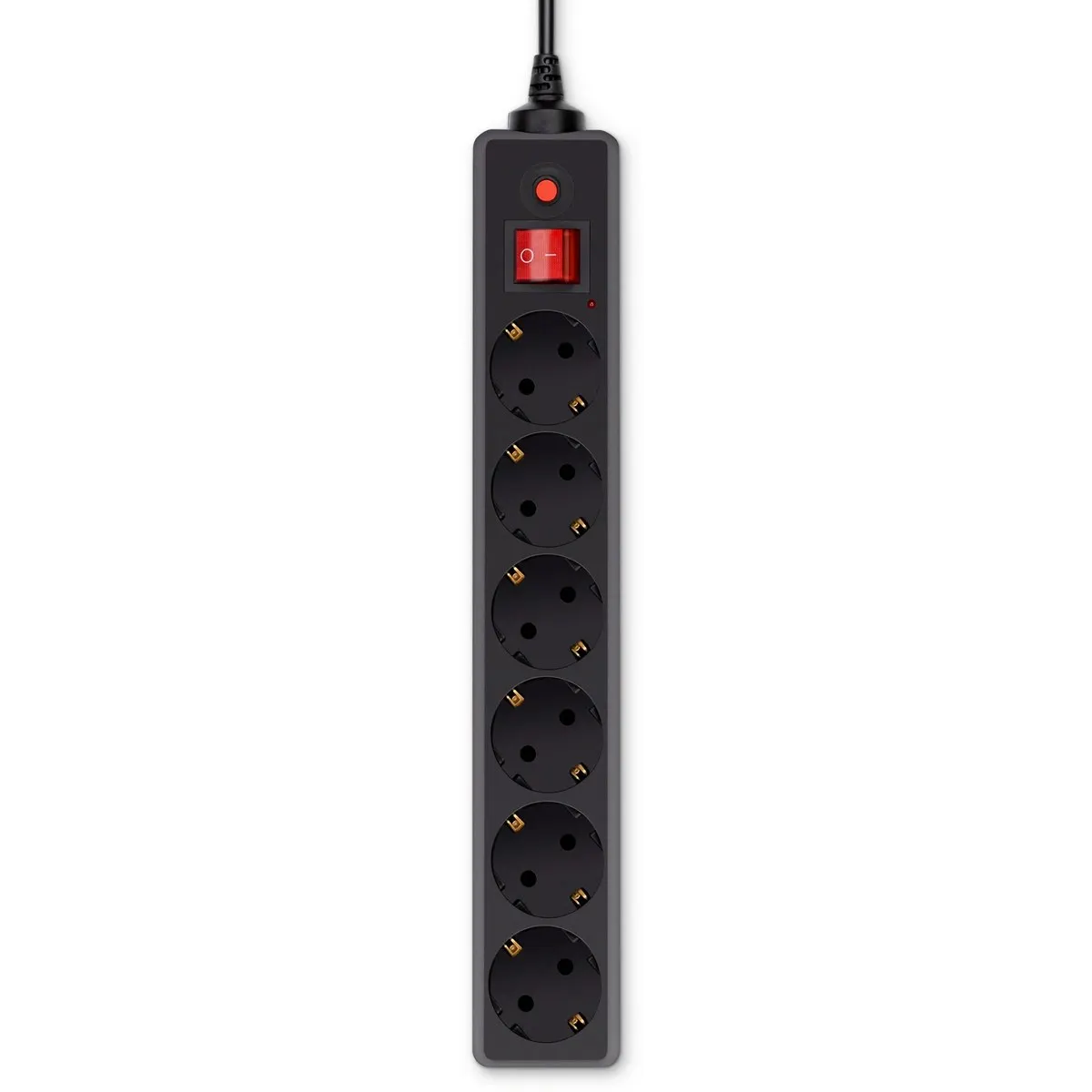 Сетевой фильтр Buro 600SH-16-5-B, 6 розеток, 5 м, 16 А, 3500 Вт