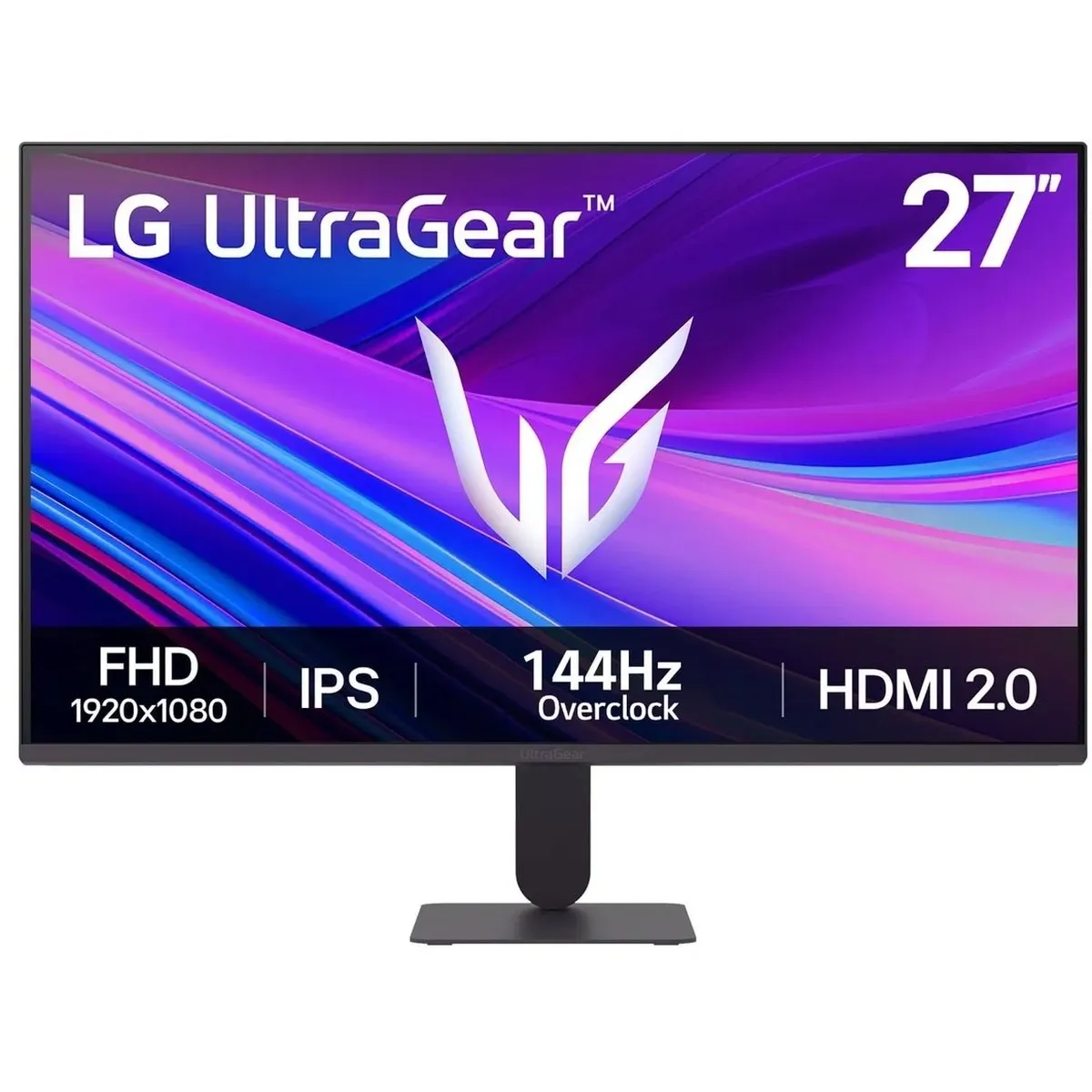 Монитор LG UltraGear 27G411A-B, 27" IPS, 1920×1080, 144 Гц, HDMI 2.0, DP 1.4