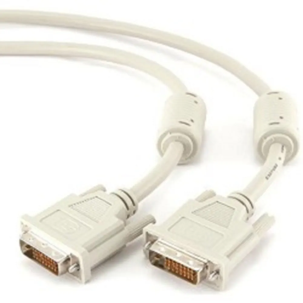 Кабель Cablexpert CC-DVI2-10M, DVI-D Dual Link, 10 м, 2 ферритовых фильтра, фото 2