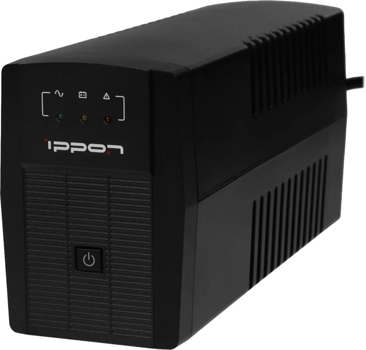 ИБП Ippon - Back Basic 650 ВА/360 Вт, Line-Interactive, in (220V Сетевой шнур (Schuko)), 2xSchuko, Tower, Euro, цвет чёрный, 383323, фото 2