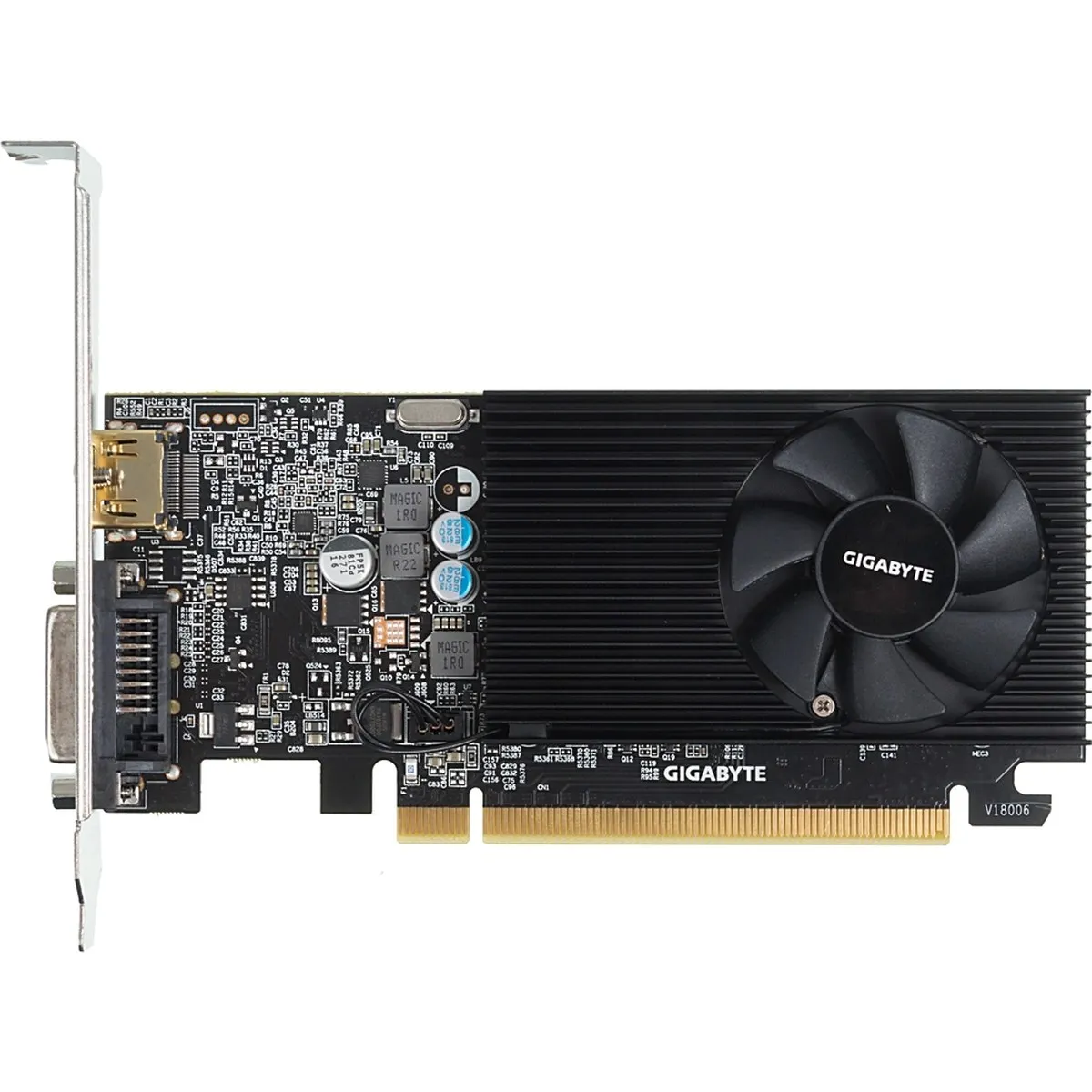 Видеокарта Gigabyte GV-N1030D4-2GL, GeForce GT 1030, 2 ГБ DDR4, Low-Profile