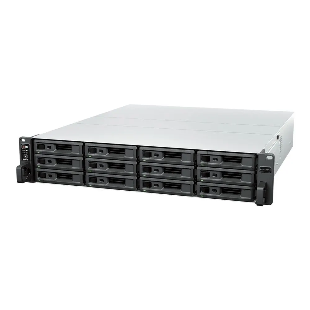 СХД Synology RackStation RS2423RP+II, 2U, 12 отсеков, AMD Ryzen V1780B, 8 ГБ, 10GbE, фото 2