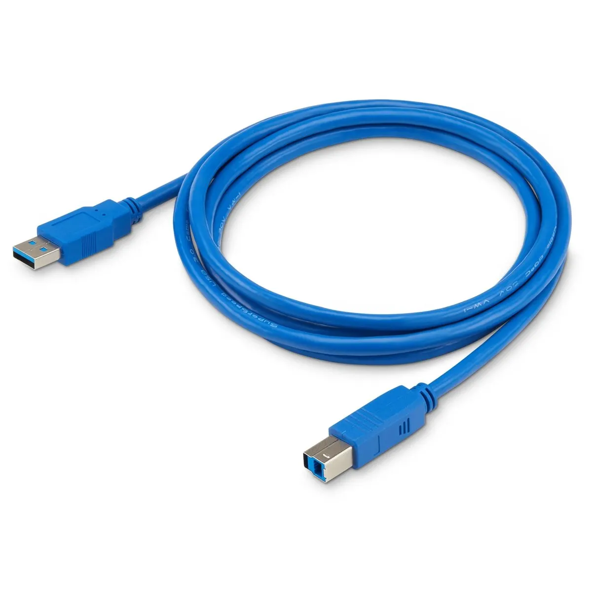 Кабель BURO USB3.0-AM/BM, USB 3.0 A(m)–B(m), 1.8 м, синий
