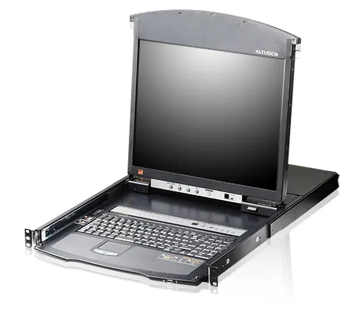 KVM-консоль ATEN KL1516AIM-AXA-RG, 17", 16 портов, LCD, 1U, KVM over IP, фото 2