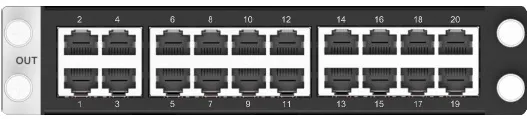Карта выхода NovaStar H_20xRJ45 sending card, 20×RJ45, фото 2