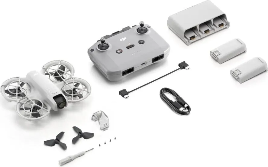 Квадрокоптер DJI NEO Fly More Combo, пульт RC-N3, 3 АКБ, хаб, фото 2