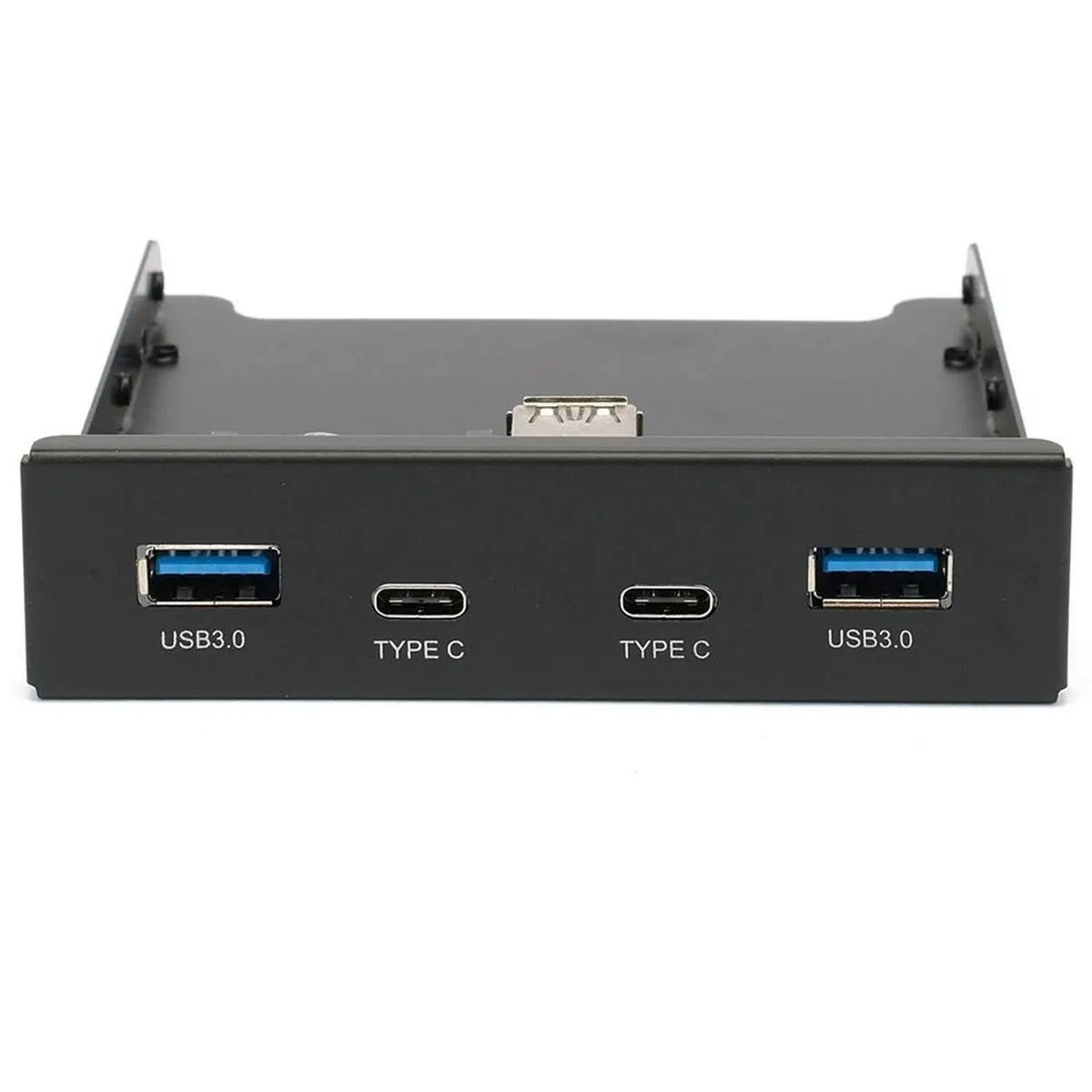 Планка Gembird FP3.5-USB3-2A2C, 2×USB-A 3.0 + 2×USB Type-C, отсек 3.5"
