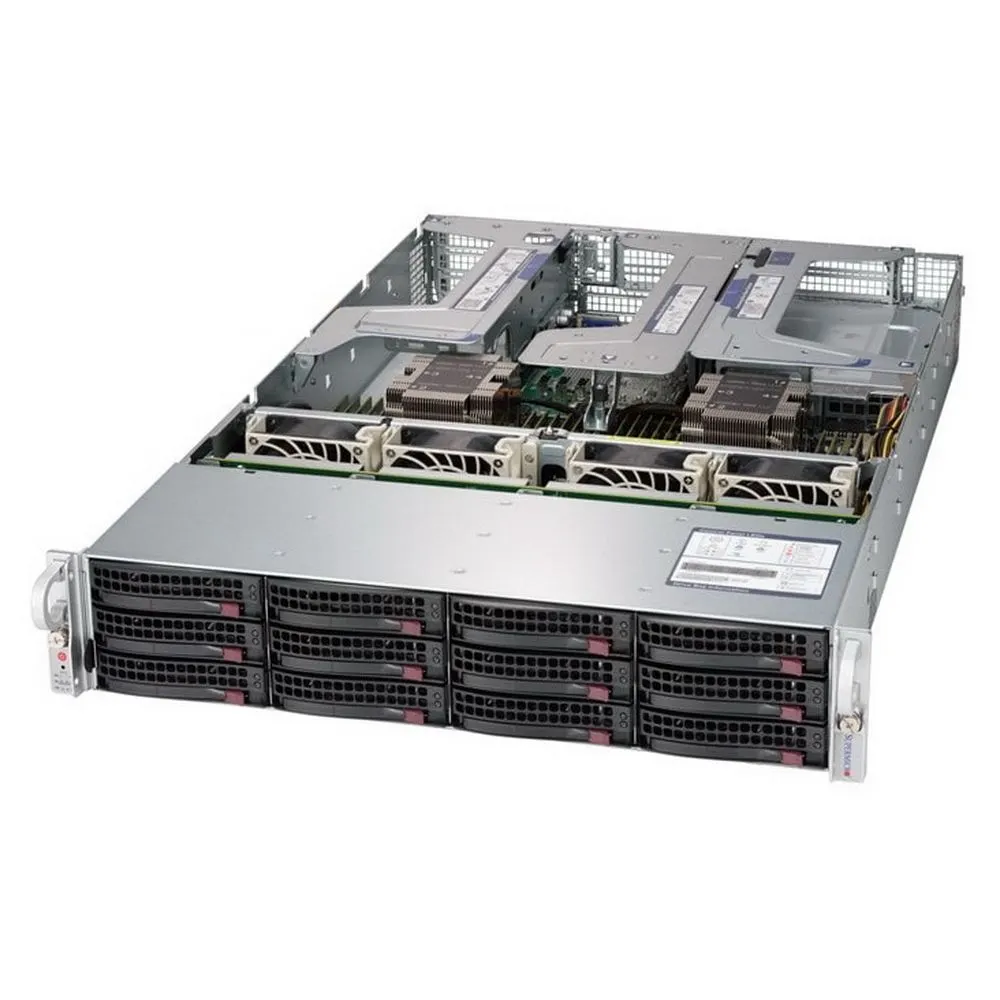 Серверная платформа Supermicro SYS-6029U-E1CR4, 2U, 12×3.5", X11DPU, фото 2