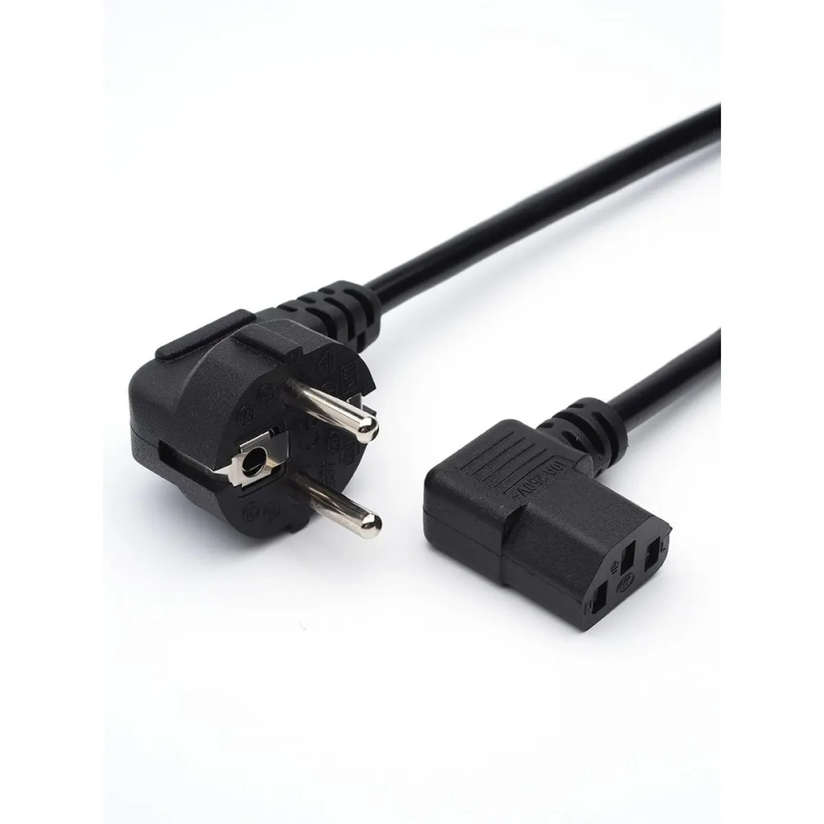 Кабель питания GoPower 00-00024536, евровилка CEE 7/7 — IEC 320 C13, 1.8 м, 10 А