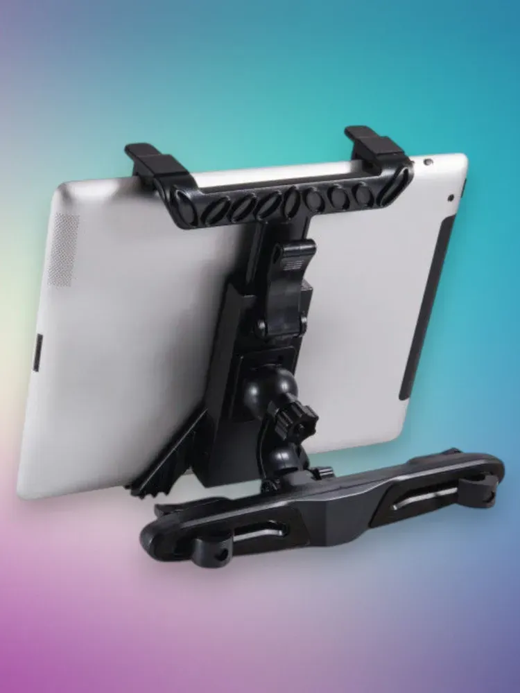 Держатель QUMO QH-710 для планшетов 7–10", на стойку подголовника, фото 2