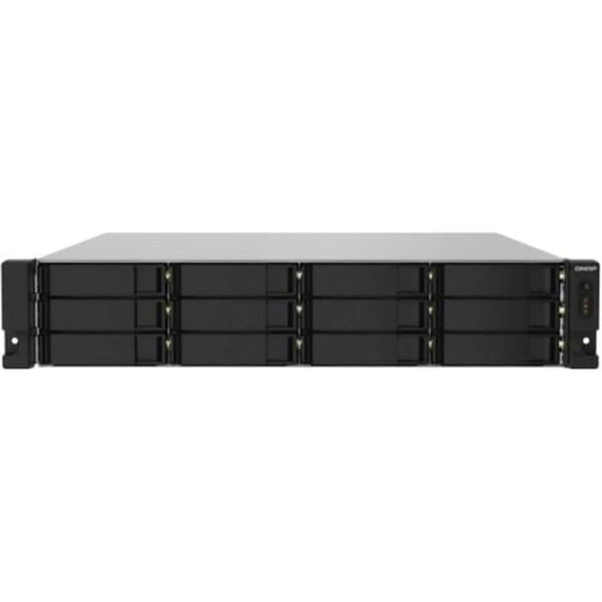 СХД QNAP TS-1232PXU-RP-4G, 12 отсеков, 2U, 2×10GbE SFP+, 2×2,5GbE, 4 ГБ DDR4