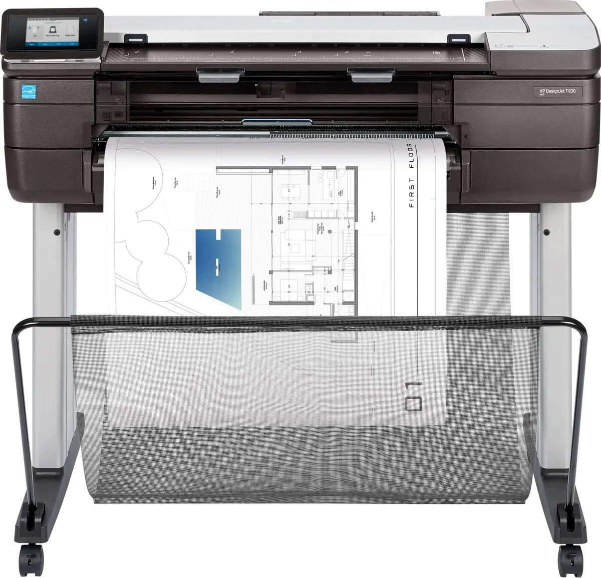 Плоттер HP DesignJet T830 MFP (F9A28D), A1, 24", 2400x1200 dpi, Wi-Fi, Ethernet, фото 2