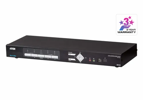 KVM-переключатель Aten CM1164A-AT-G, 4 порта USB/DVI, 1920×1200, 1U, фото 2