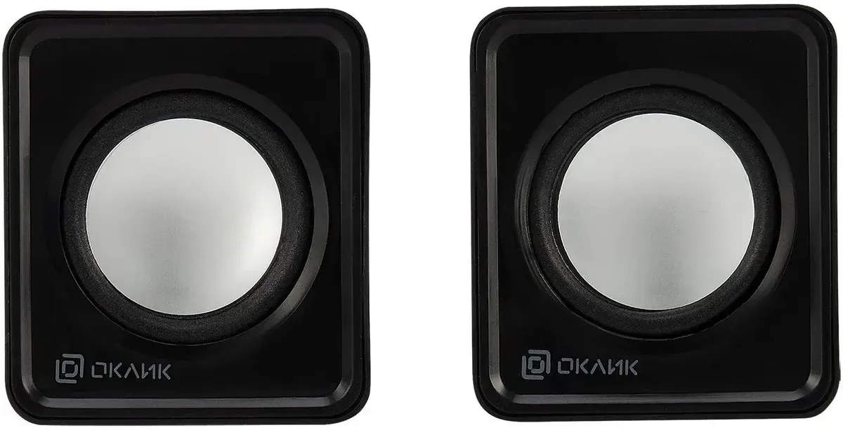 Колонки Oklick OK-331, 2.0, 6 Вт, USB-питание, 3.5 мм, черный, фото 2