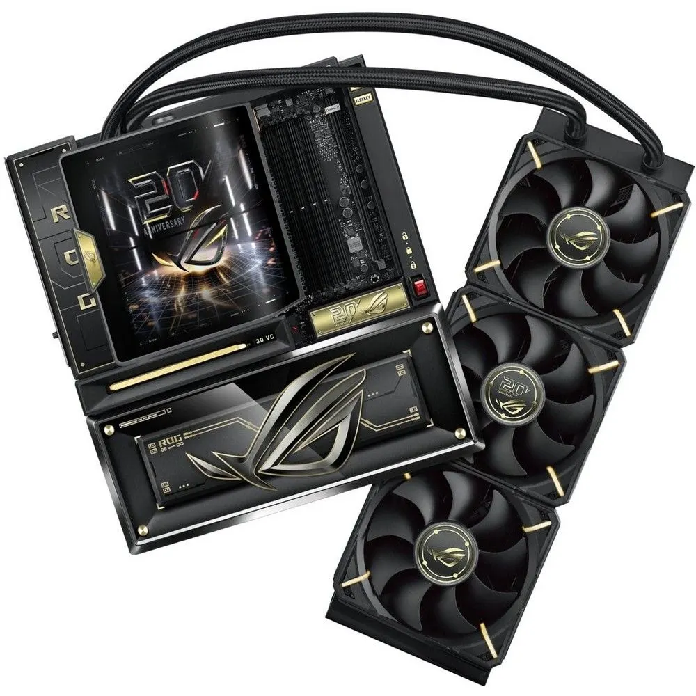 Материнская плата ASUS ROG CROSSHAIR X870E EDITION 20, AM5, AMD X870E, 4xDDR5, 4xSATA 6Gb/s, 5xM.2, 2xPCIe 5.0 x16, 2xUSB4 Type-C, 6xUSB Type-C, 8xUSB Type-A, 2x3.5 мм, 7.1, 2x10Gb LAN, E-ATX, фото 2