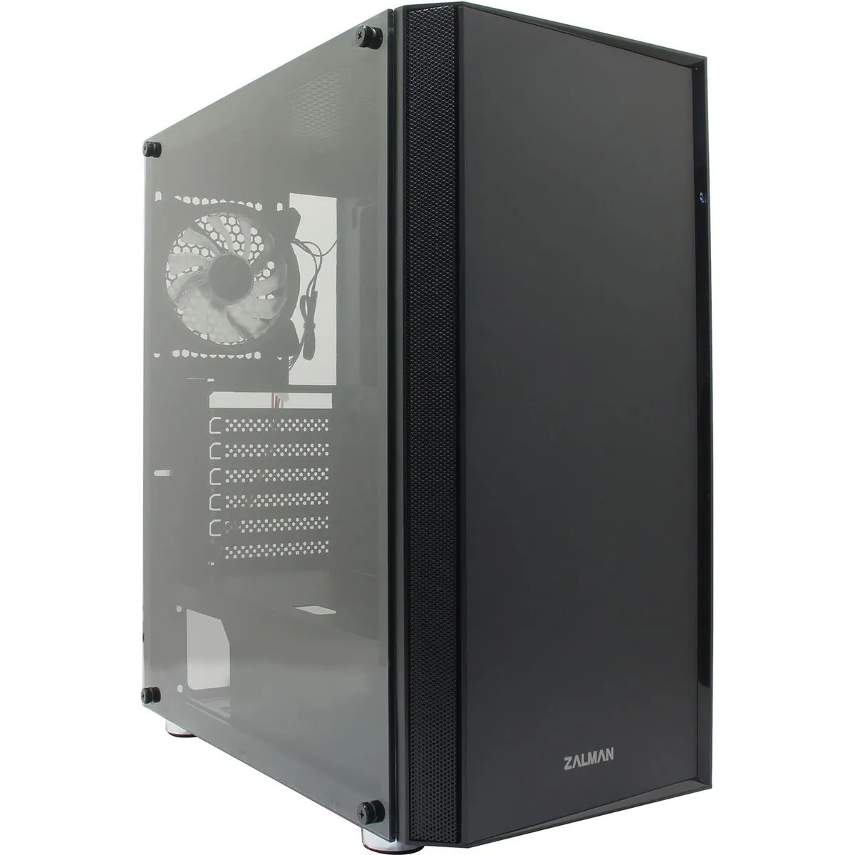 Корпус Zalman R2 Black, Midi Tower, ATX/EATX, закаленное стекло