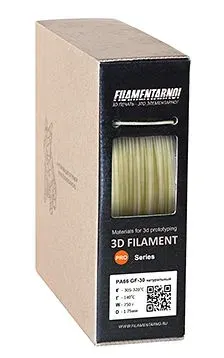 Пластик для 3D-принтера Filamentarno PA66 GF-30, 1,75 мм, 750 г, натуральный, фото 2