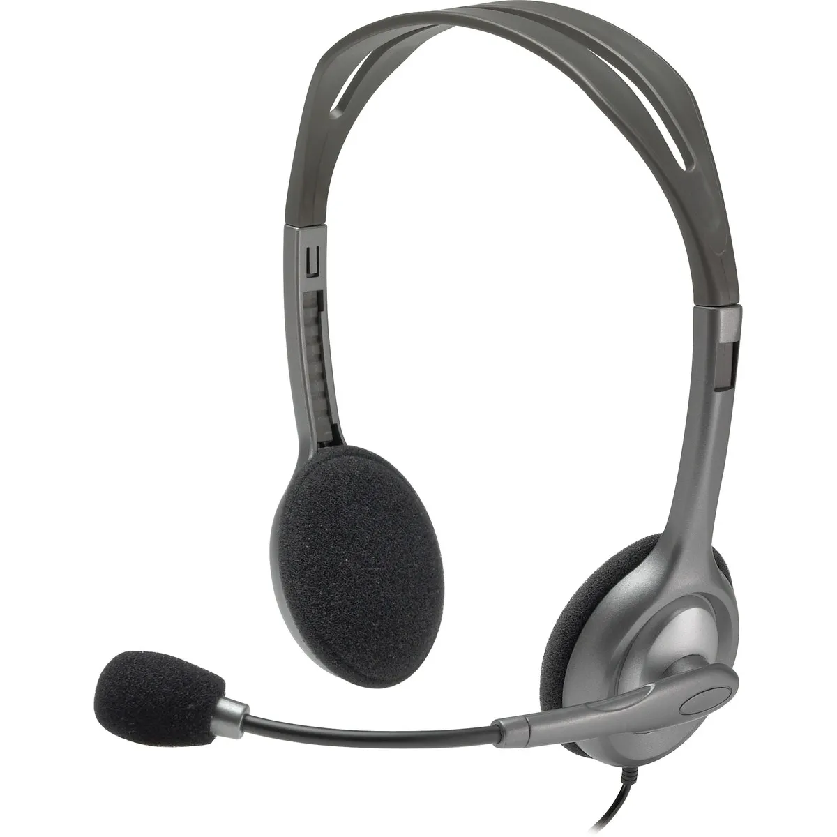 Гарнитура Logitech H110, стерео, микрофон на штанге, 2×3.5 мм