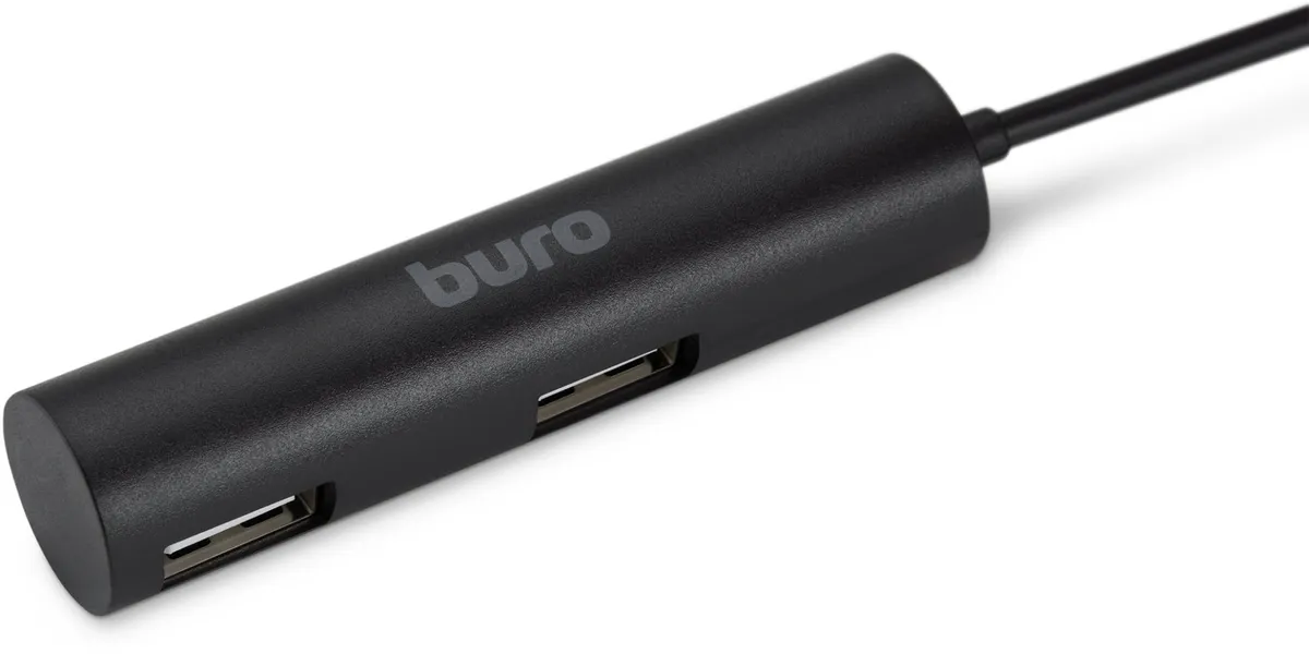 USB-концентратор Buro BU-HUB4-0.5R-U2.0, 4×USB 2.0 Type-A, кабель 0,5 м, фото 2