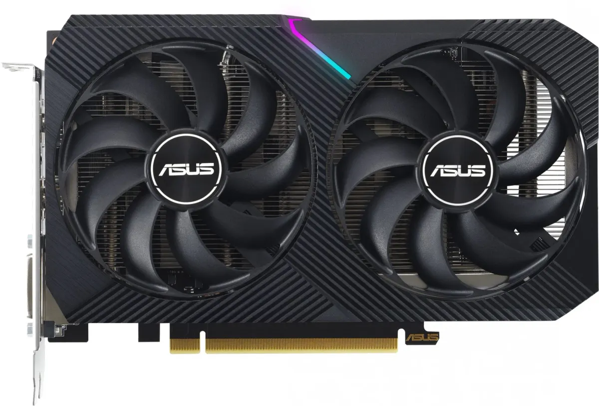 Видеокарта ASUS DUAL-RTX3050-O8G-V2, GeForce RTX 3050, 8 ГБ GDDR6, 128 бит, PCIe 4.0, фото 2