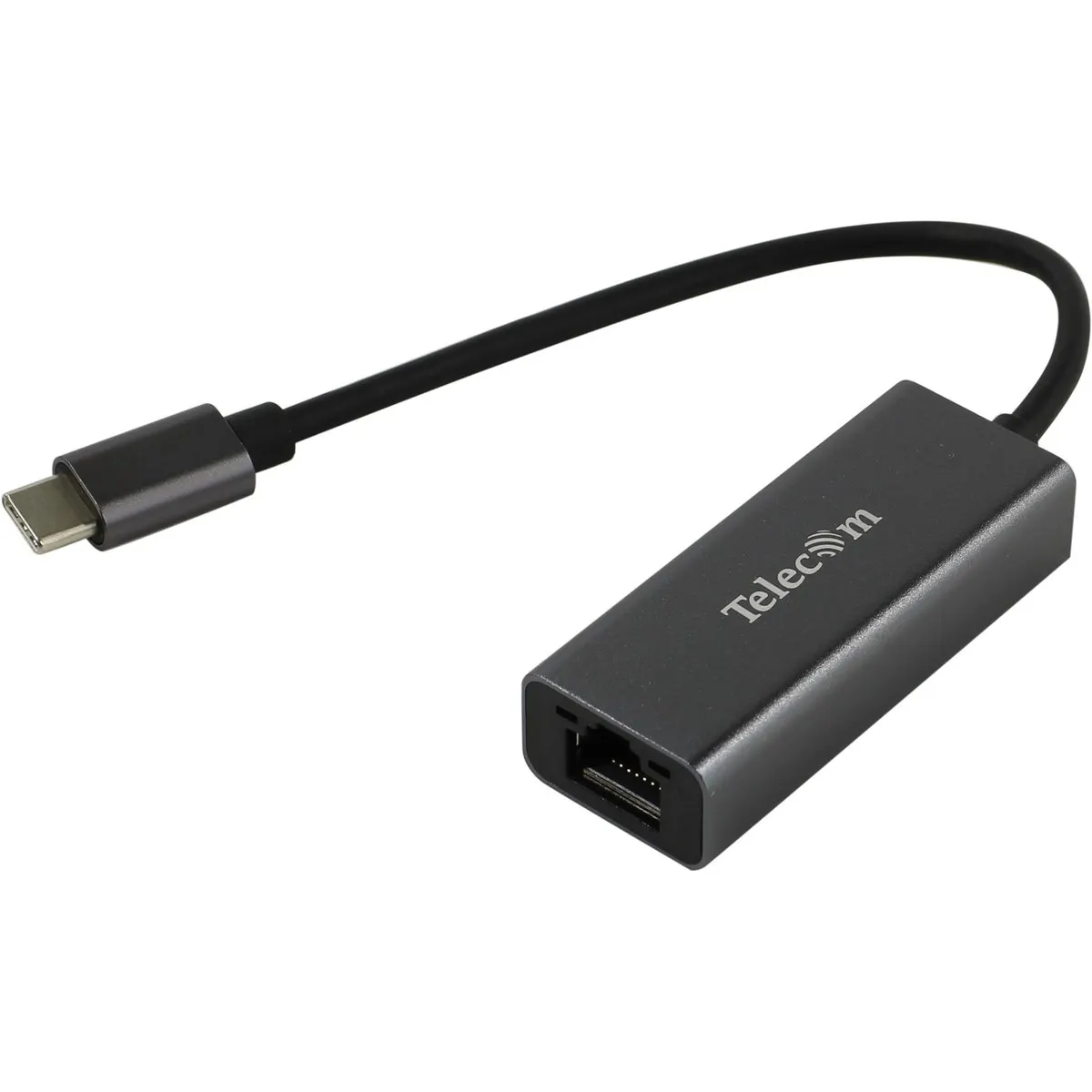 Кабель-переходник Telecom TU320M, USB Type-C — RJ-45, 1000 Мбит/с, 0.15 м