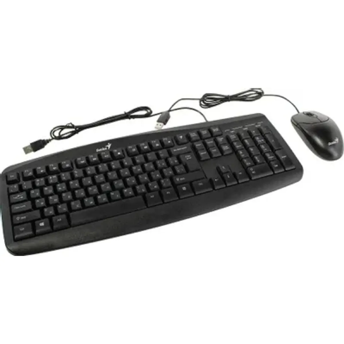 Комплект клавиатуры и мыши Genius 31330003416, USB, чёрный
