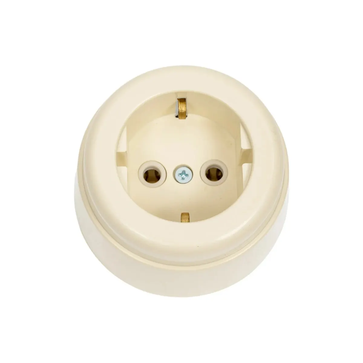 Розетка Vektor MINI, 1 гнездо, Schuko, 10 А, 230 В, 2200 Вт