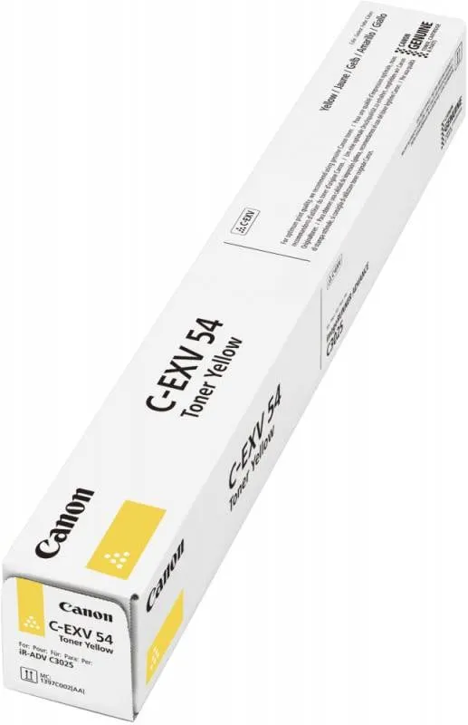 Тонер-картридж Canon C-EXV 54 Yellow (1397C002AA), жёлтый, 8500 стр. A4, фото 2