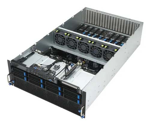 Серверная платформа ASUS ESC8000-E11, 4U, LGA4677, 8xPCIe 5.0, 3000 Вт, фото 2
