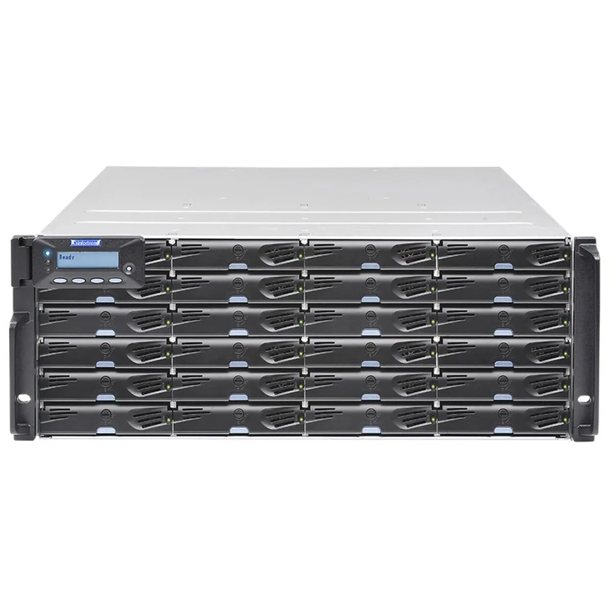 Система хранения данных Infortrend EonStor DS 3000U 2U/24bay Dual controller 2x12Gb/s SAS, 8x1G iSCSI+4x host board, 2x4GB, 2x(PSU+FAN), 2x(SuperCap.+Flash),1xRackmount kit(ESDS 3024RUCB-C) (после тестирования)
