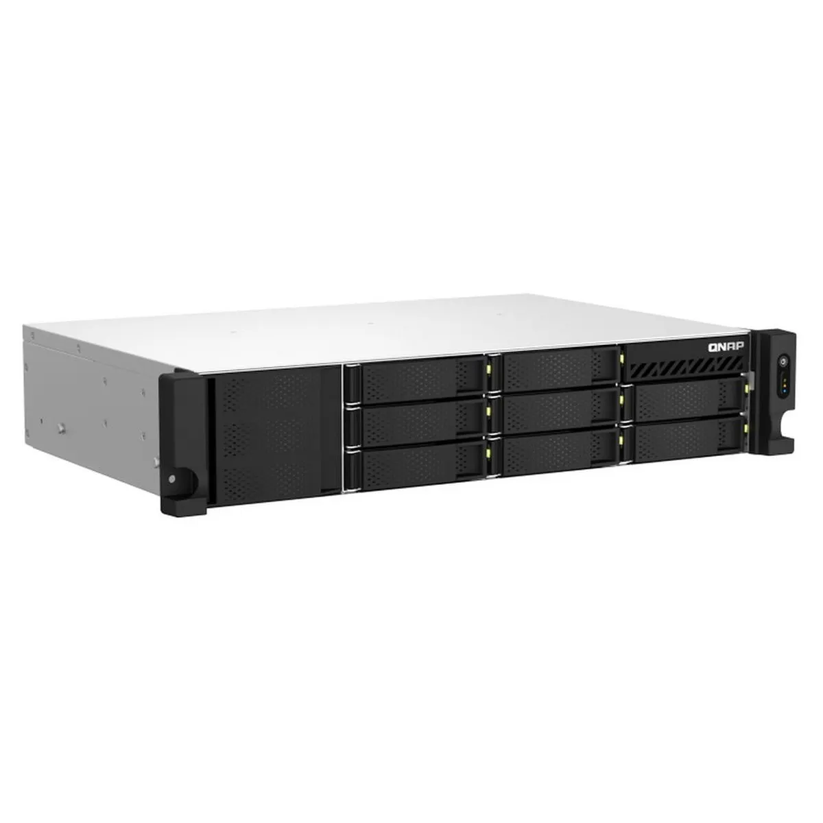 СХД Qnap TS-873AeU-4G, NAS 8 отсеков, Ryzen V1500B, 4 ГБ DDR4, 2U