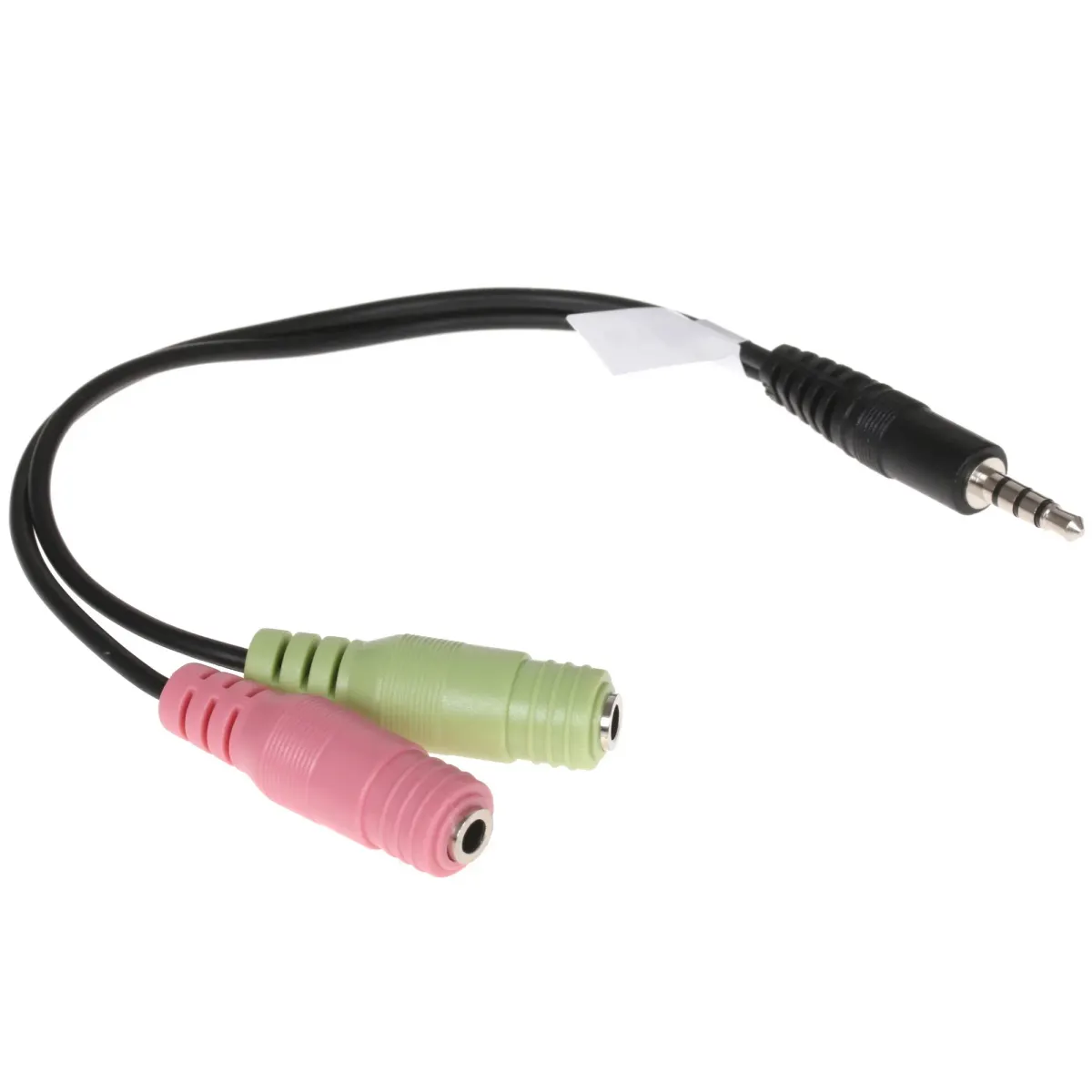 Разветвитель Aceline 4P35JM2x35JFSi020B, 3.5 мм jack 4-pin (M) — 2×3.5 мм jack (F), 200 мм, фото 2