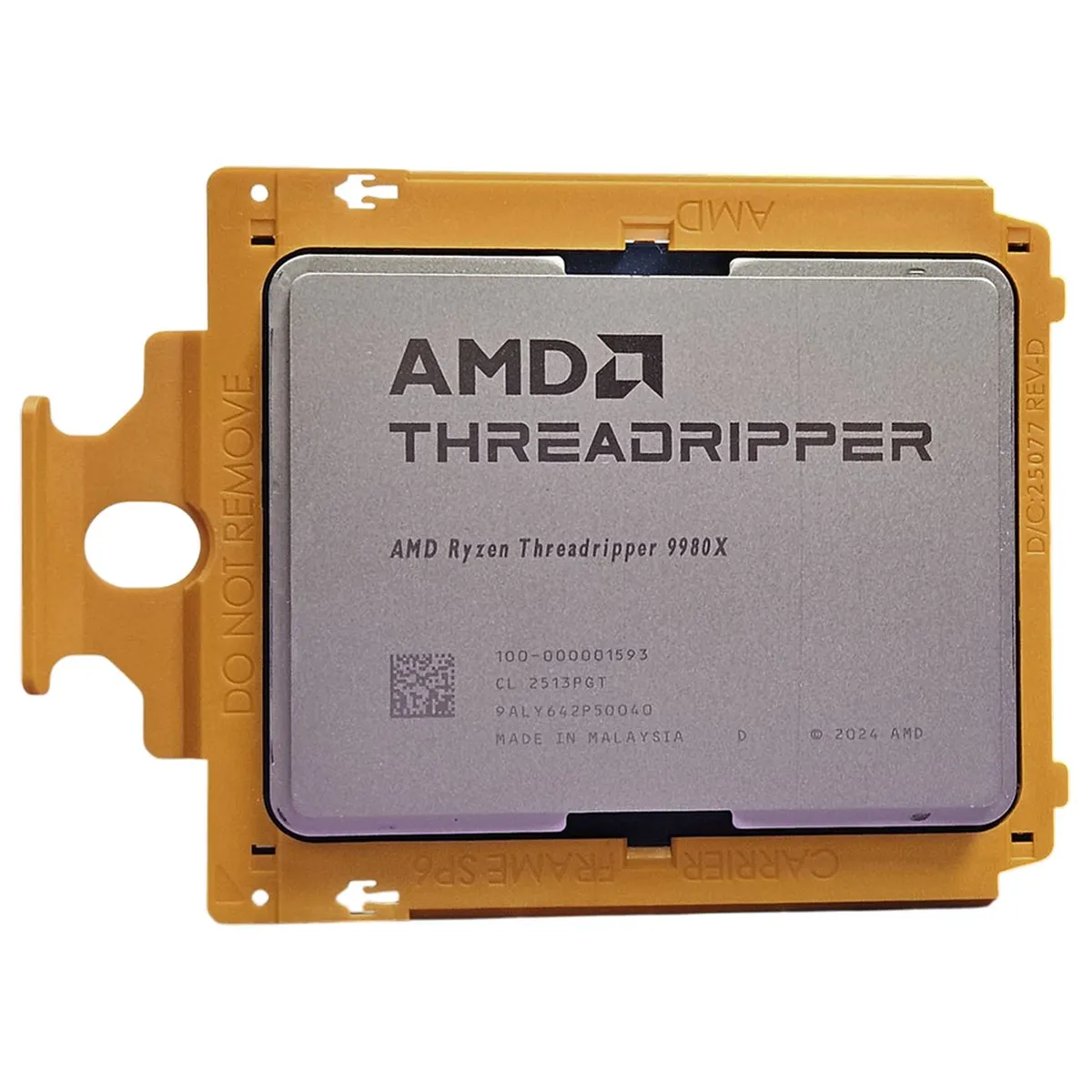 Процессор AMD Ryzen Threadripper 9980X, sTR5, 64 ядра/128 потоков, 3.2–5.4 ГГц, OEM