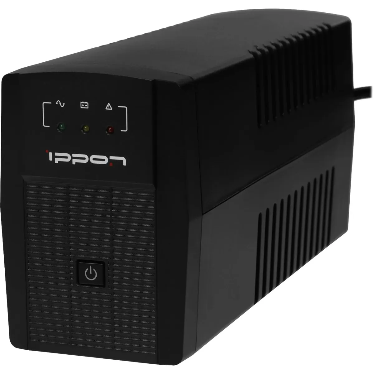 ИБП Ippon - Back Basic 650 ВА/360 Вт, Line-Interactive, in (220V Сетевой шнур (Schuko)), 2xSchuko, Tower, Euro, цвет чёрный, 383323