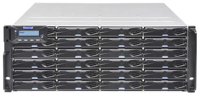 Система хранения данных Infortrend EonStor DS 3000U 2U/24bay Dual controller 2x12Gb/s SAS, 8x1G iSCSI+4x host board, 2x4GB, 2x(PSU+FAN), 2x(SuperCap.+Flash),1xRackmount kit(ESDS 3024RUCB-C) (после тестирования), фото 2