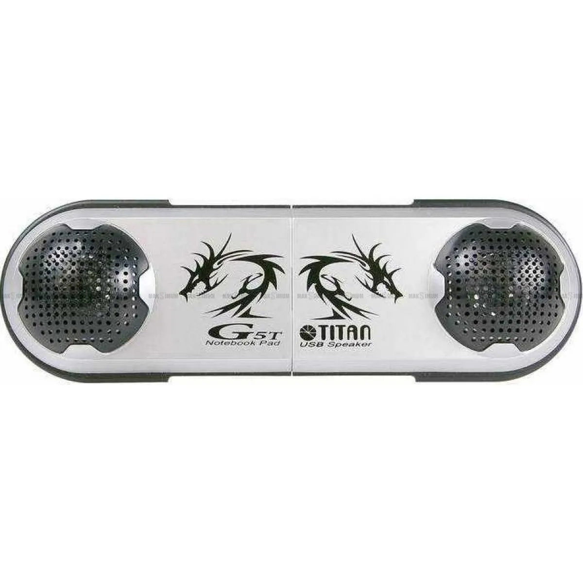 Подставка с охлаждением для ноутбука Titan TTC-G5T, раздвижная, 2 динамика, USB