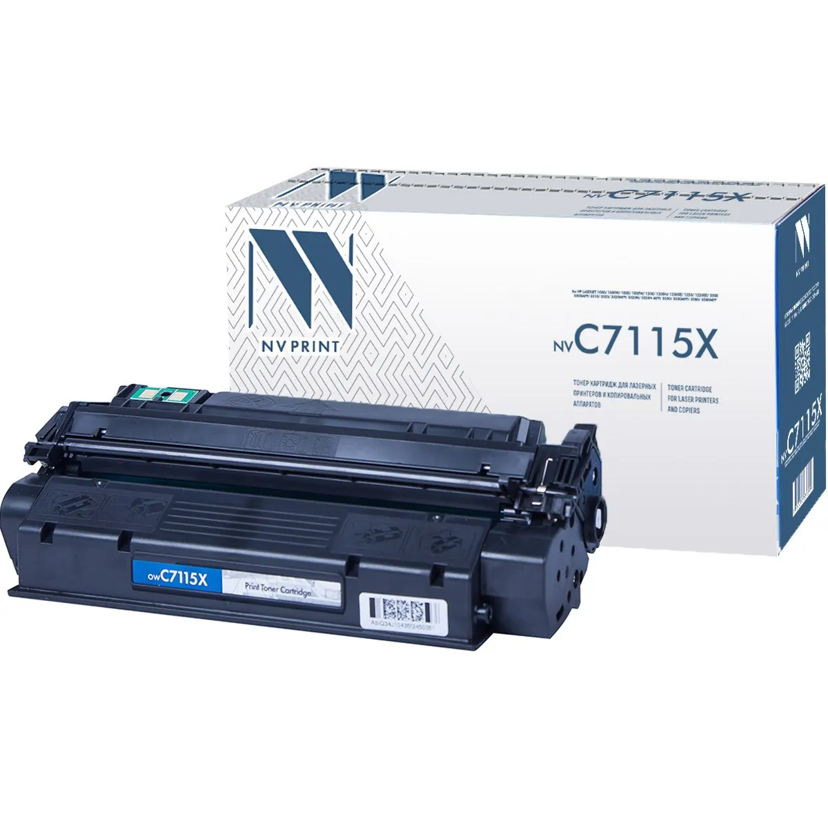 Тонер-картридж NV Print NV-C7115X, чёрный, 3500 страниц, для HP LaserJet