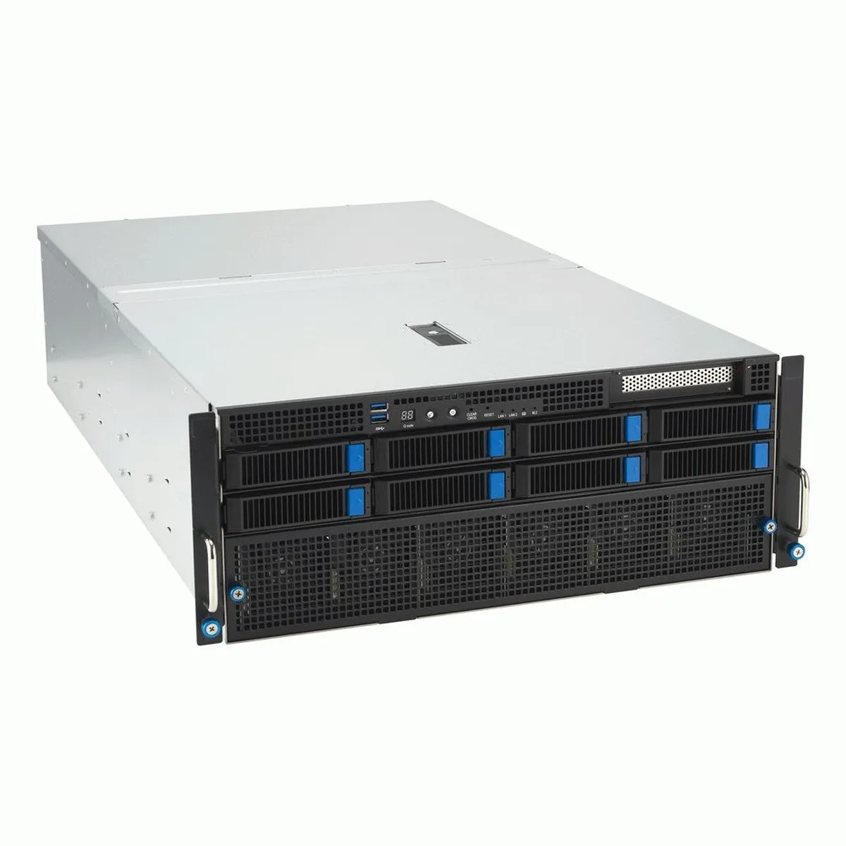 Серверная платформа ASUS ESC8000-E11-SKU1, 4U, 2×LGA4677, 32×DDR5, 8×GPU