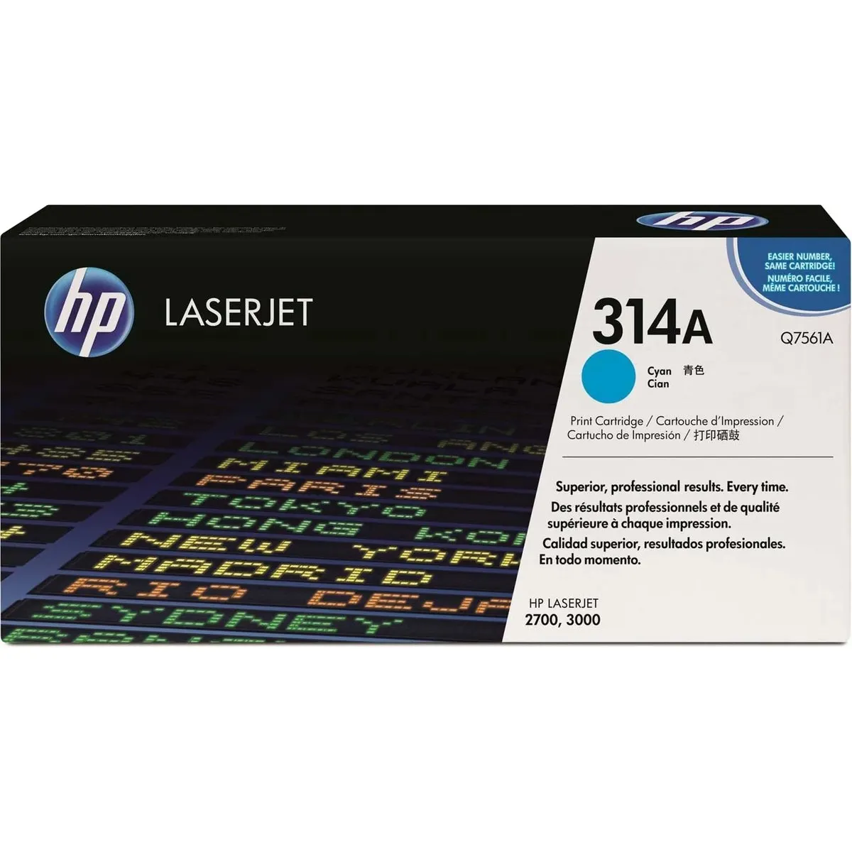 Картридж HP Q7561A (№314A), голубой, для HP Color LaserJet 2700/3000