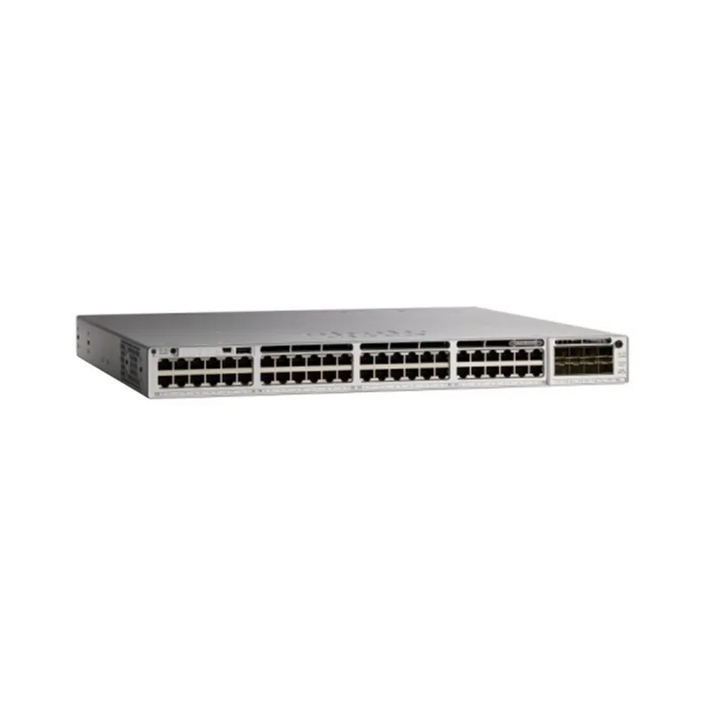 Коммутатор Cisco Catalyst C9300-48T-E, 48×1GbE RJ45, 1 слот uplink, 1U, фото 2