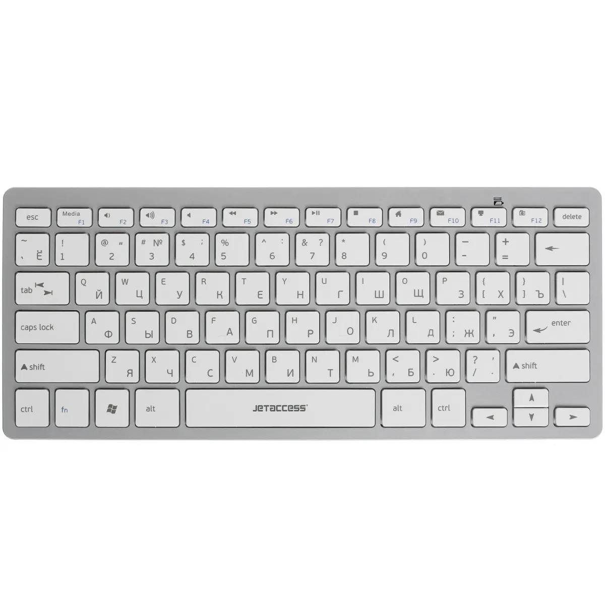 Клавиатура Jet.A SlimLine K8, мембранная, проводная USB, 78 клавиш, низкопрофильная, фото 2