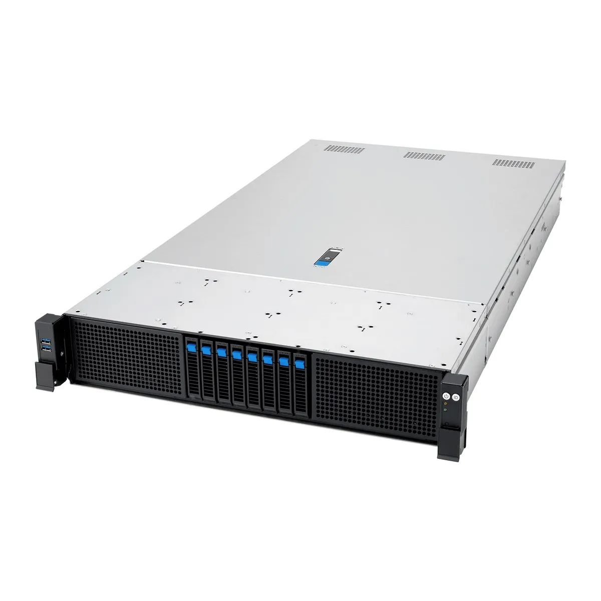 Серверная платформа ASUS RS720A-E13-RS8G, 2U, 2×SP5, 24×DDR5, 8×2.5" NVMe, 3200 Вт