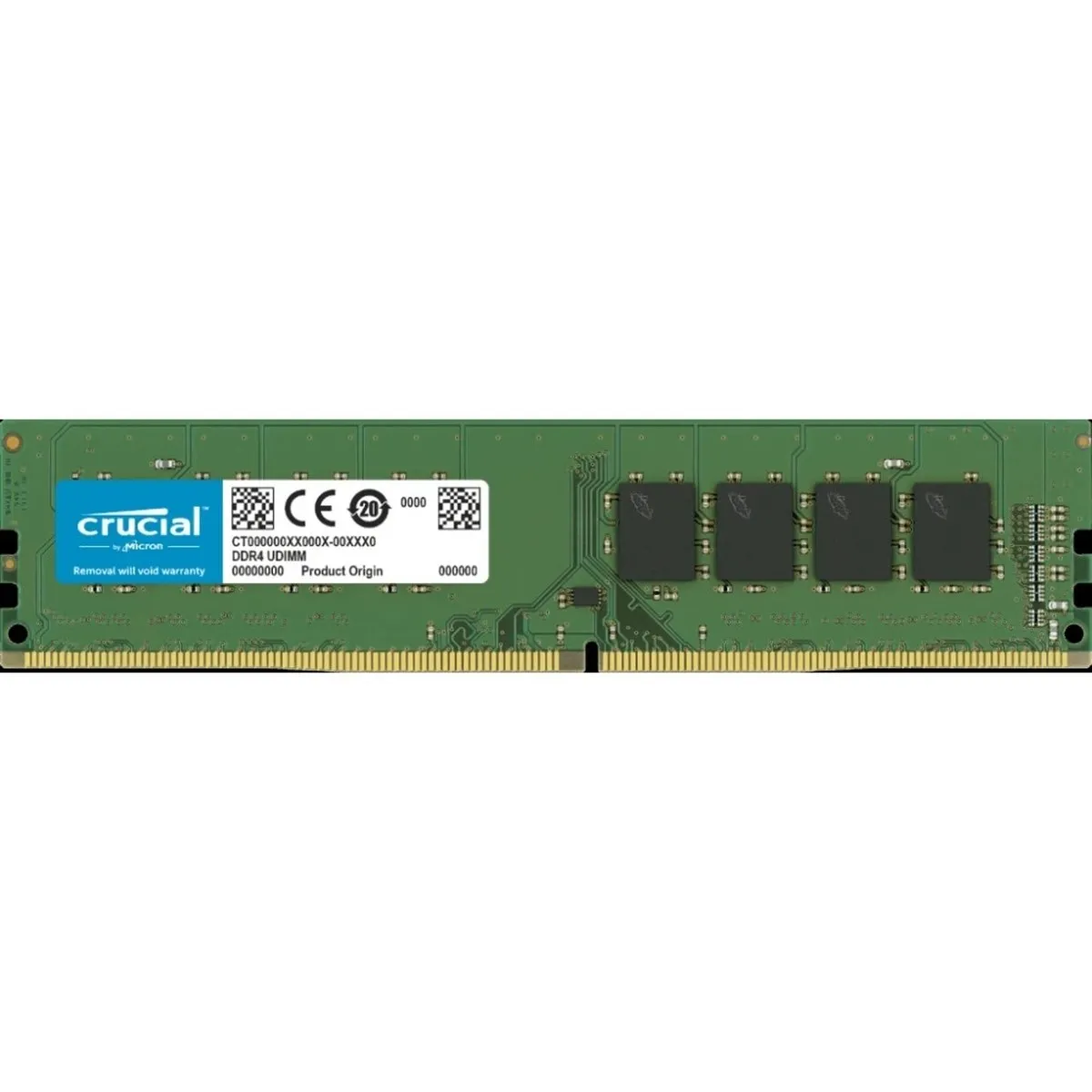 Оперативная память Crucial CB16GU3200, 16ГБ, DDR4, 3200MHz, DIMM