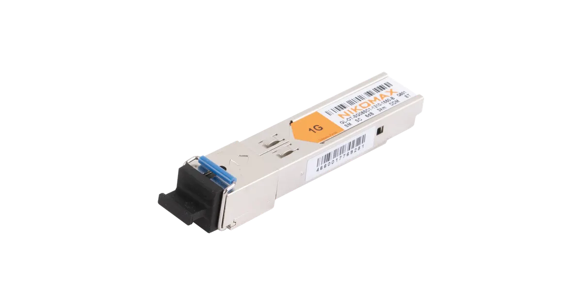 Оптический модуль NIKOMAX GL-OT-SG06SC1-1550-1310-B, SFP, WDM, 1,25 Гбит/с, SC, фото 2