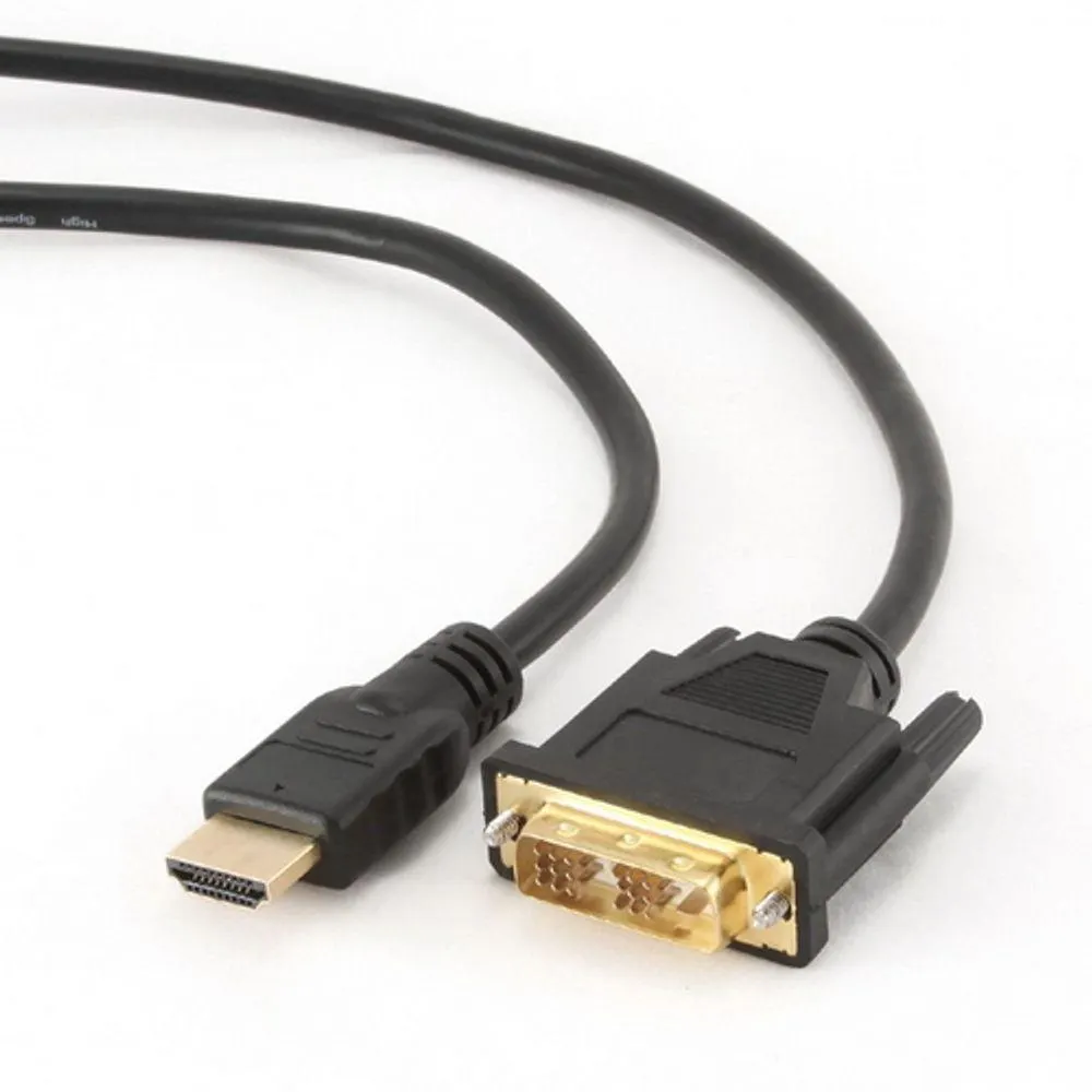 Кабель-адаптер CABLEXPERT CC-HDMI-DVI-6, HDMI—DVI-D, 1.8 м, Single Link, фото 2