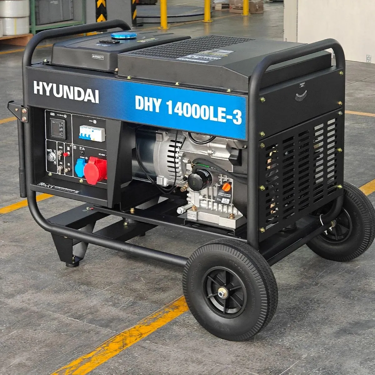 Генератор Hyundai DHY 14000LE-3, дизельный, 11 кВт, 380/220 В
