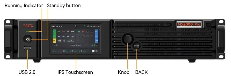 Видеопроцессор NovaStar MX2000Pro, шасси сборного контроллера, фото 2